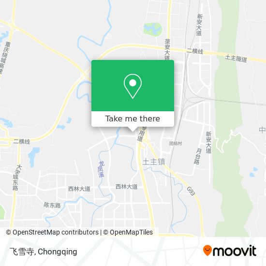 飞雪寺 map