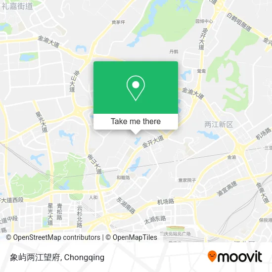象屿两江望府 map