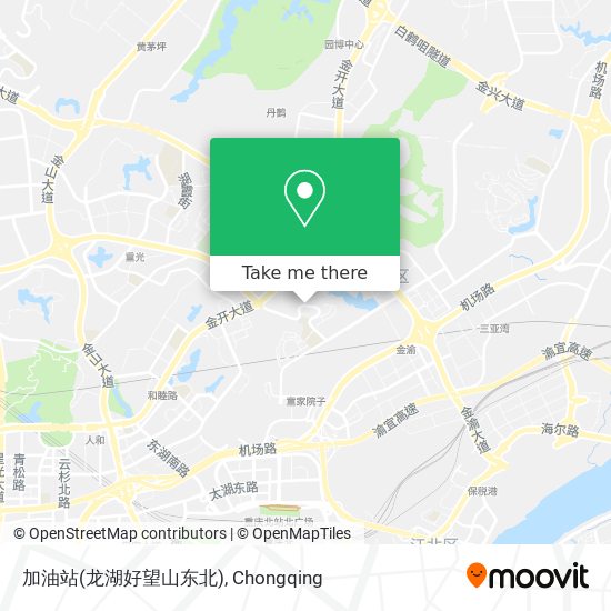 加油站(龙湖好望山东北) map