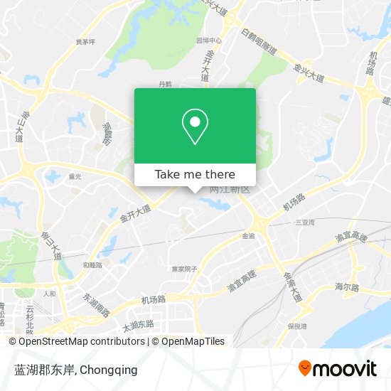 蓝湖郡东岸 map
