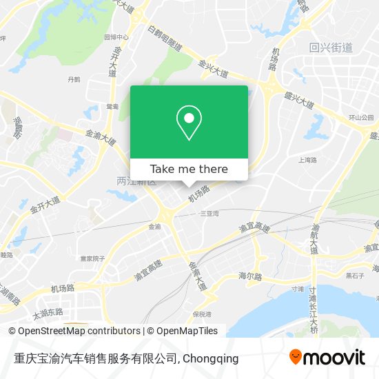 重庆宝渝汽车销售服务有限公司 map