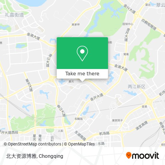北大资源博雅 map
