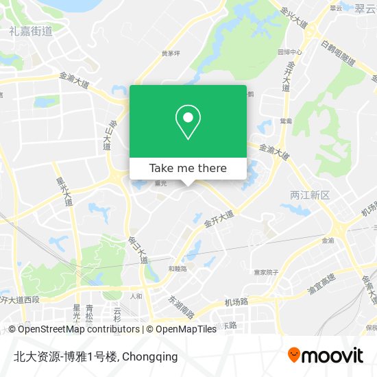 北大资源-博雅1号楼 map