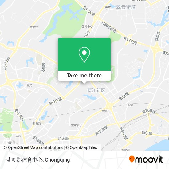 蓝湖郡体育中心 map