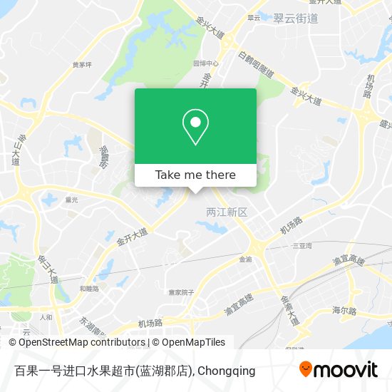 百果一号进口水果超市(蓝湖郡店) map