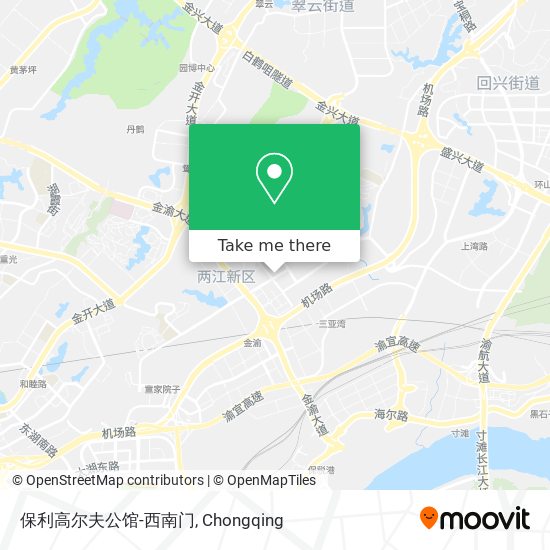 保利高尔夫公馆-西南门 map