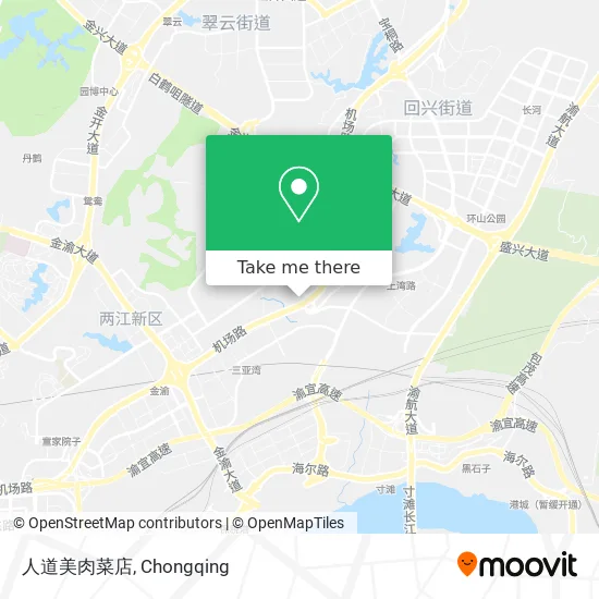 人道美肉菜店 map