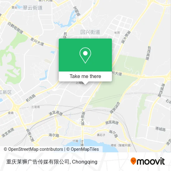 重庆莱狮广告传媒有限公司 map