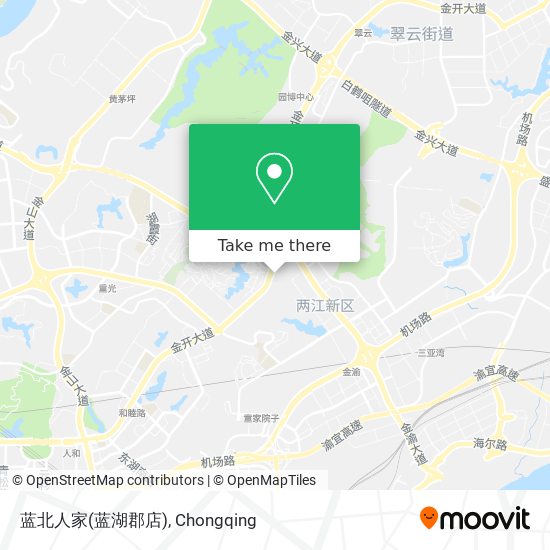 蓝北人家(蓝湖郡店) map
