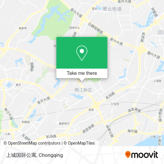 上城国际公寓 map