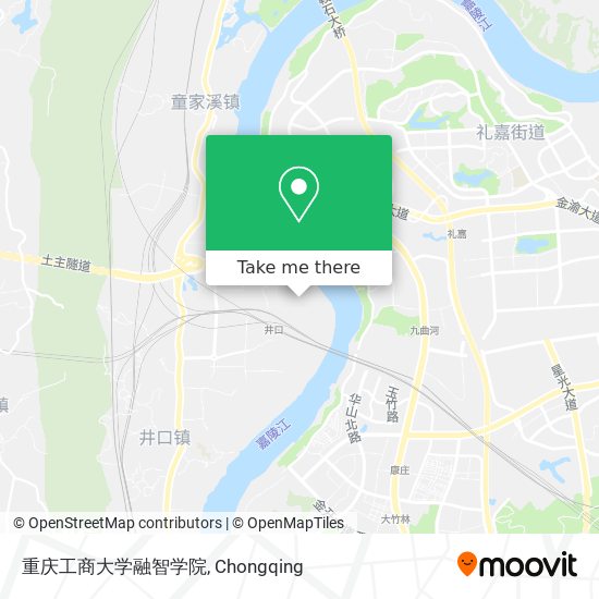 重庆工商大学融智学院 map