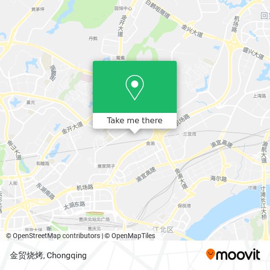 金贸烧烤 map
