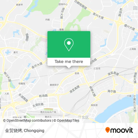金贸烧烤 map