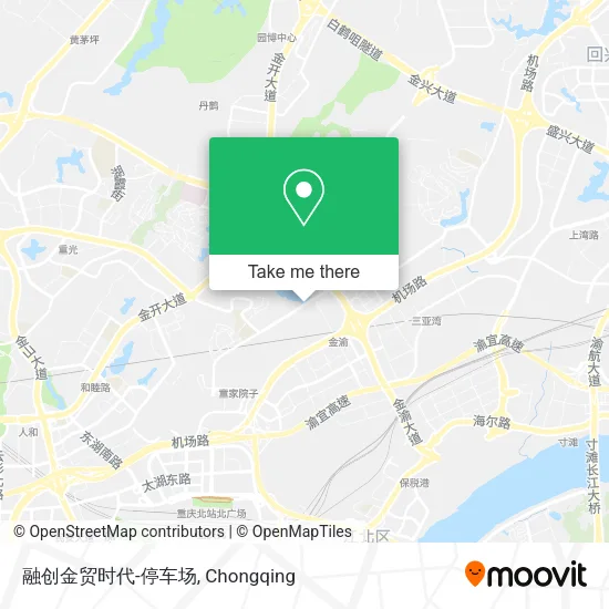 融创金贸时代-停车场 map
