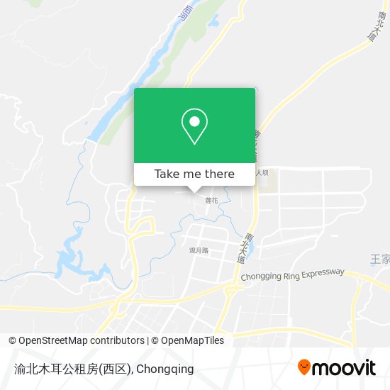 渝北木耳公租房(西区) map