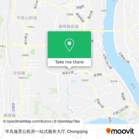 半岛逸景公租房一站式服务大厅 map