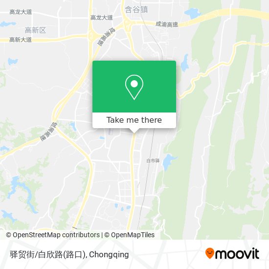 驿贸街/白欣路(路口) map