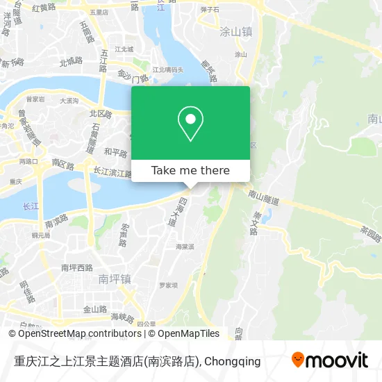 重庆江之上江景主题酒店(南滨路店) map