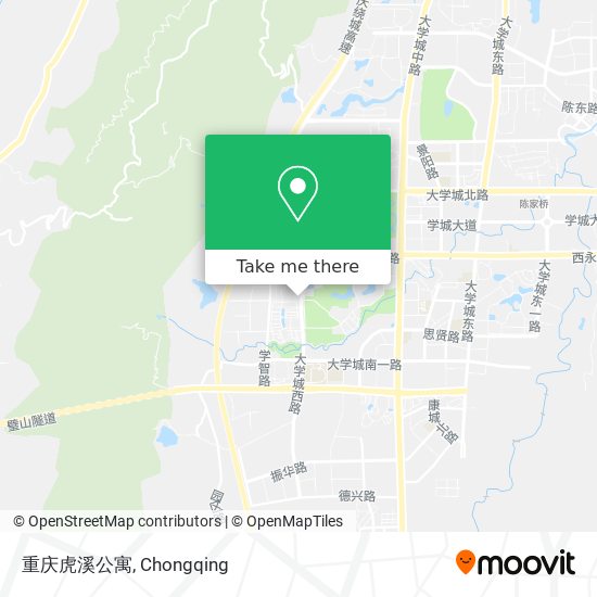 重庆虎溪公寓 map