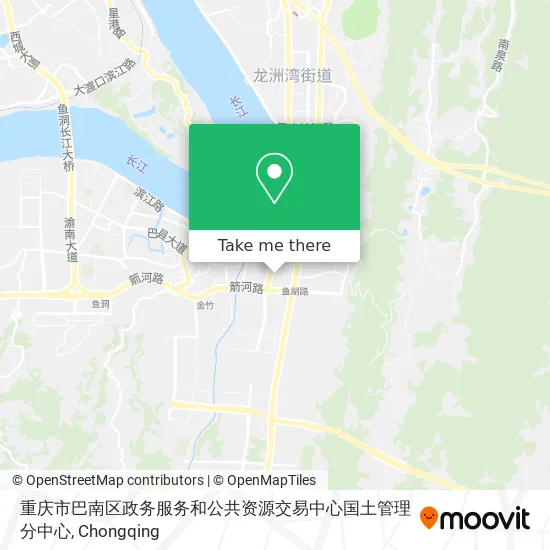 重庆市巴南区政务服务和公共资源交易中心国土管理分中心 map