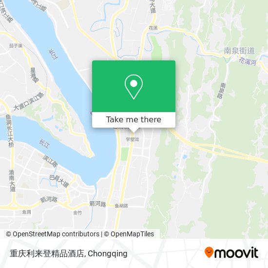 重庆利来登精品酒店 map