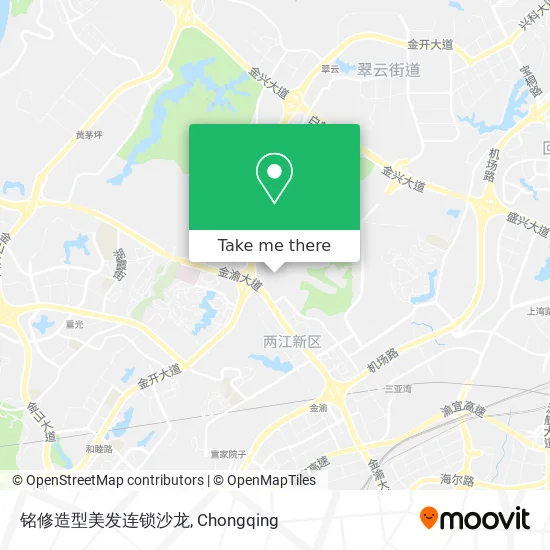 铭修造型美发连锁沙龙 map