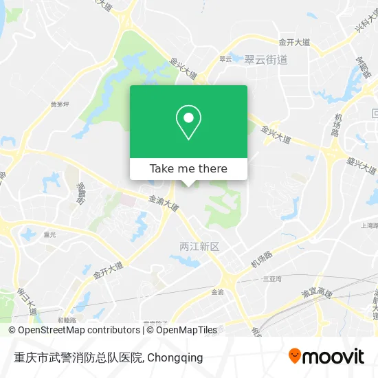 重庆市武警消防总队医院 map