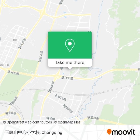 玉峰山中心小学校 map