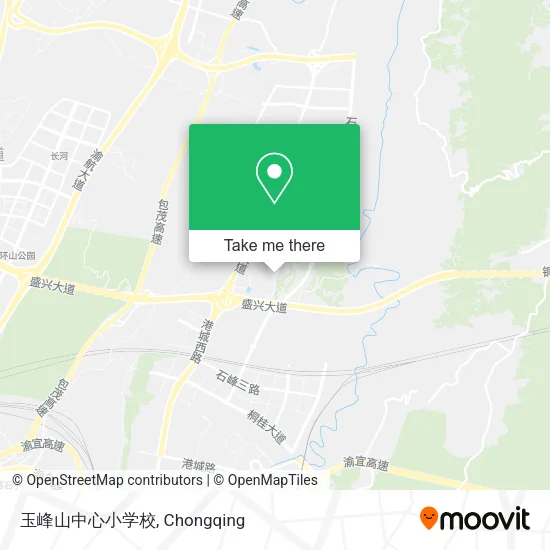 玉峰山中心小学校 map