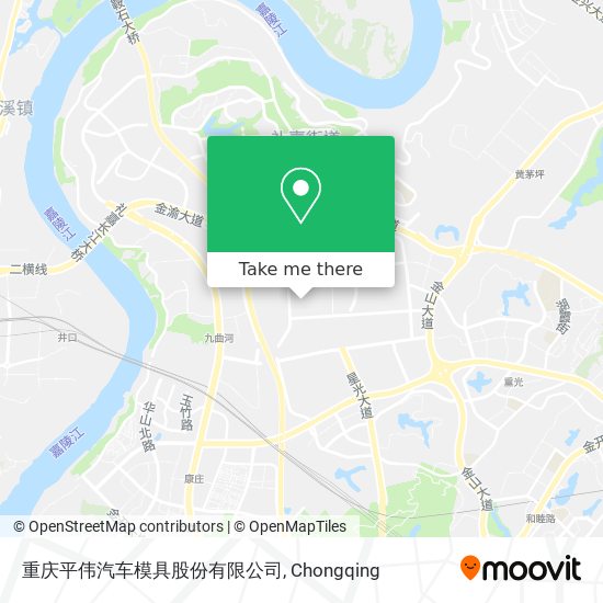 重庆平伟汽车模具股份有限公司 map