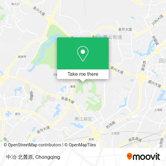 中冶·北麓原 map