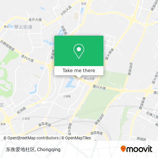 东衡爱地社区 map