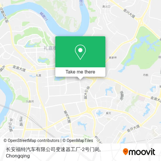 长安福特汽车有限公司变速器工厂-2号门岗 map
