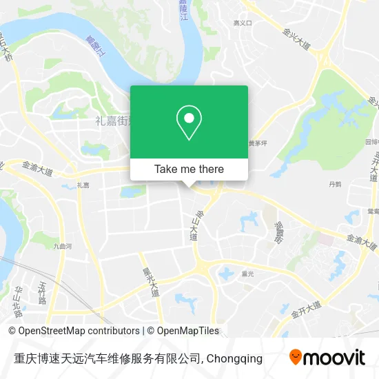 重庆博速天远汽车维修服务有限公司 map