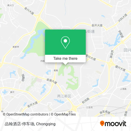 品翰酒店-停车场 map