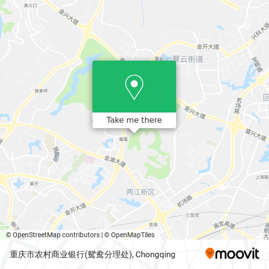 重庆市农村商业银行(鸳鸯分理处) map