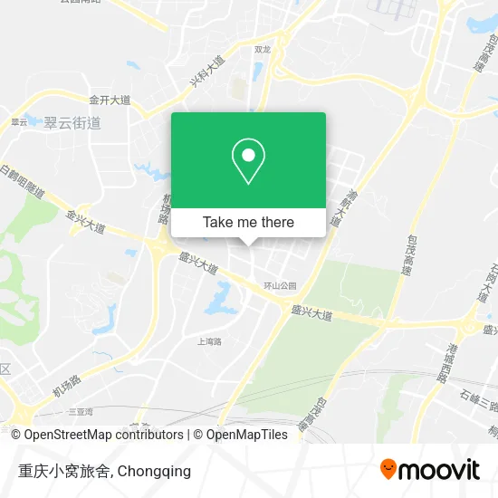 重庆小窝旅舍 map