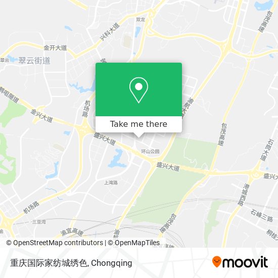 重庆国际家纺城绣色 map
