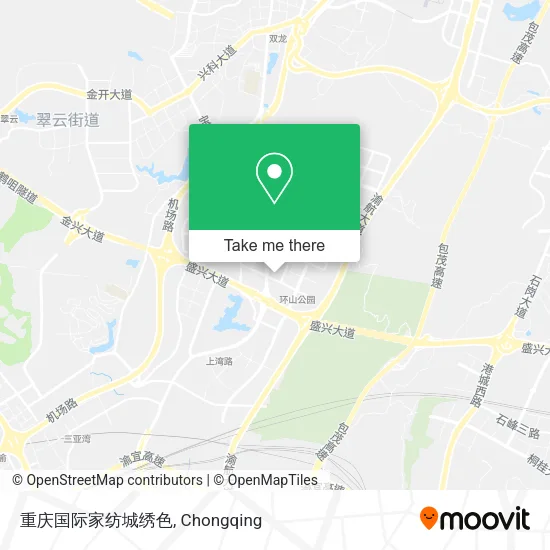 重庆国际家纺城绣色 map