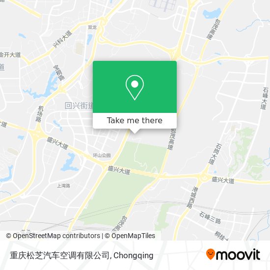 重庆松芝汽车空调有限公司 map