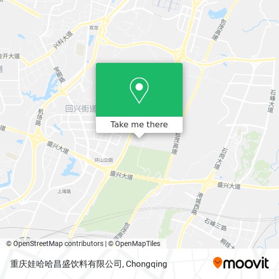 重庆娃哈哈昌盛饮料有限公司 map