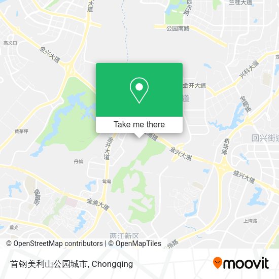 首钢美利山公园城市 map