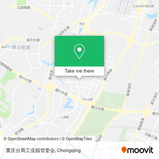 重庆台商工业园管委会 map