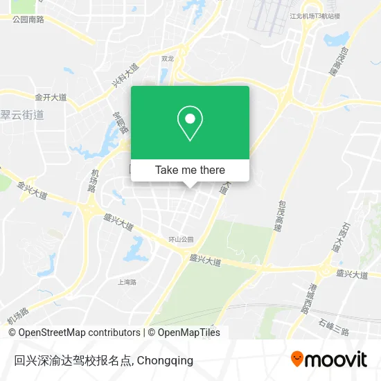 回兴深渝达驾校报名点 map