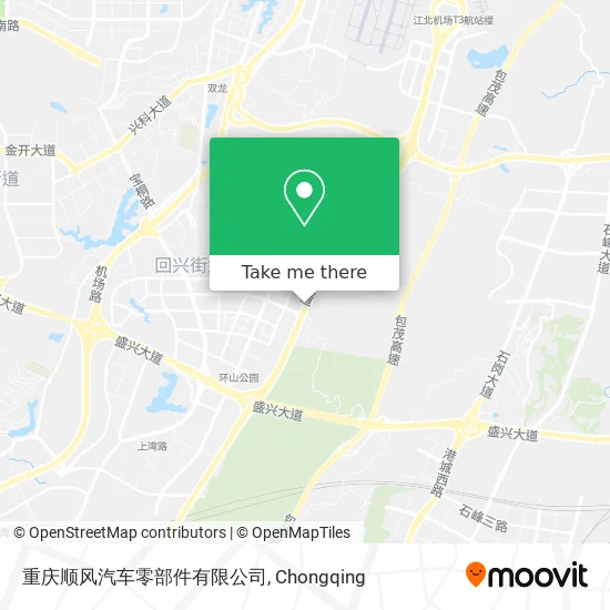 重庆顺风汽车零部件有限公司 map