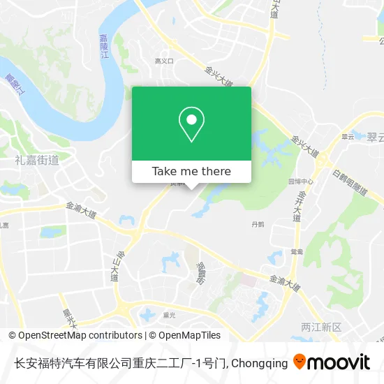 长安福特汽车有限公司重庆二工厂-1号门 map