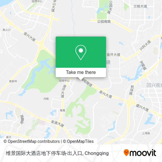 维景国际大酒店地下停车场-出入口 map