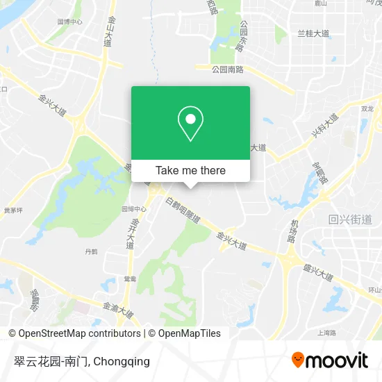 翠云花园-南门 map