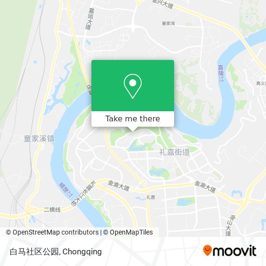 白马社区公园 map