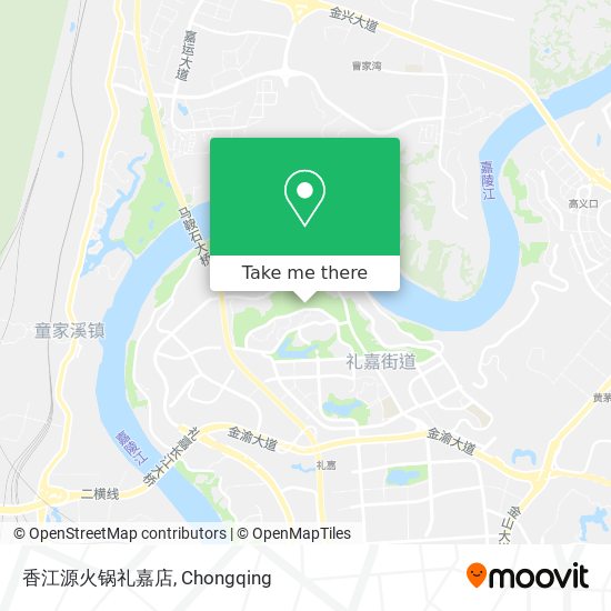 香江源火锅礼嘉店 map